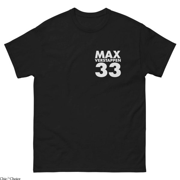 Max Verstappen T-Shirt Max 33 Motorsport Racing Driver Tee