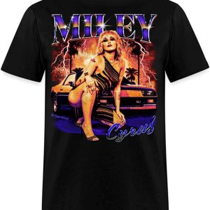 Miley Cyrus T-Shirt Bootleg Retro Vintage Classic