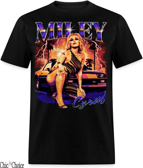 Miley Cyrus T-Shirt Bootleg Retro Vintage Classic