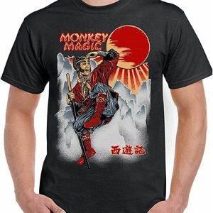 Monkey Magic T-Shirt Retro Chinese Fantasy TV Show Tee