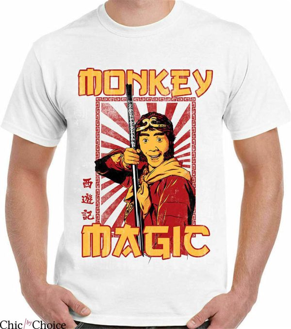 Monkey Magic T-Shirt Retro TV Show 70’s 80’s Martial Arts