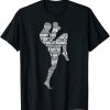Muay Thai T-Shirt Fighting Spirit Art Of Fighting Typography