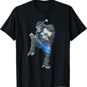 Muay Thai T-Shirt Gorilla Fighter King Kong Fighting MMA