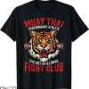Muay Thai T-Shirt Tiger Fight Club Kickboxing Fighting MMA