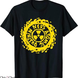 Ned’s Atomic Dustbin T-Shirt Dust Bin Rock Band Logo