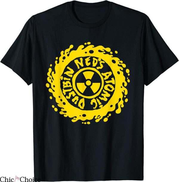 Ned’s Atomic Dustbin T-Shirt Dust Bin Rock Band Logo