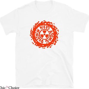 Ned’s Atomic Dustbin T-Shirt Grebo Rock Band Logo Tee