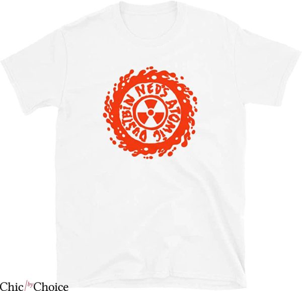 Ned’s Atomic Dustbin T-Shirt Grebo Rock Band Logo Tee