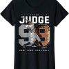 New York Yankees T-Shirt Aaron Judge Number Portrait Baj