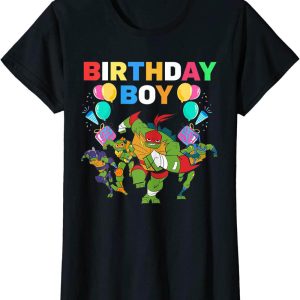Ninja Turtle Birthday T-Shirt Made Mutant Celebration Gift