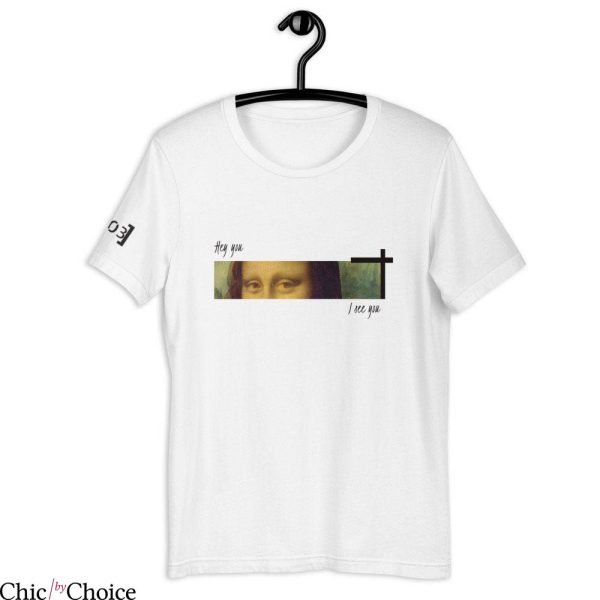 Off White Mona Lisa T-Shirt I See You Mona Lisa Tee