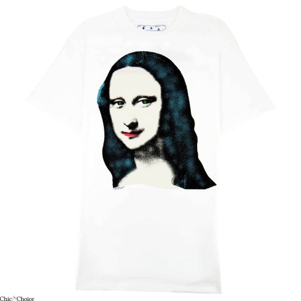 Off White Mona Lisa T-Shirt Mona Lisa With Snow White Style