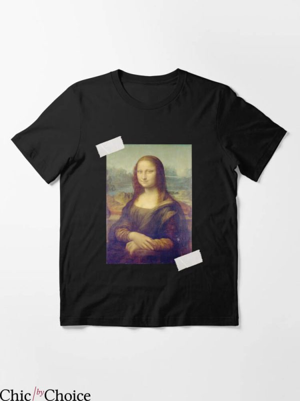 Off White Mona Lisa T-Shirt Vintage Mona Lisa With Tapes