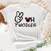 Oh Twodles Birthday T-Shirt 2nd Birthday Mickey Minnie Ears