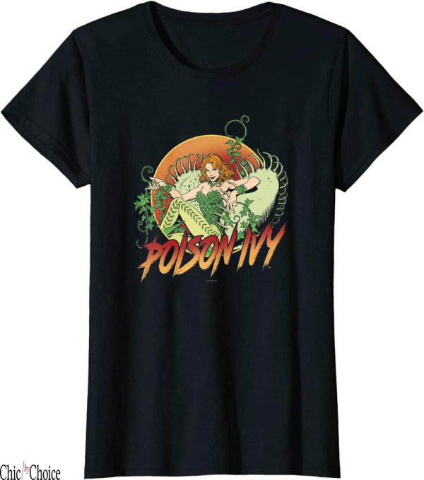 Oily Rag T-Shirt DC Comics Batman Poison Ivy Floral Poster