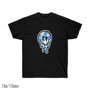 Old Skool Rave T Shirt Melting Smiley Trippy Shirt