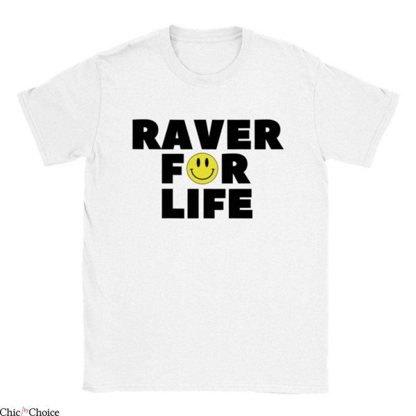 Old Skool Rave T Shirt Raver For Life Old Skool T Shirt