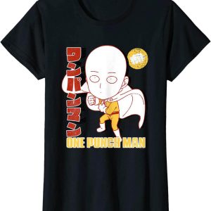 One Punch Man T-Shirt Anime Saitama Power Comic Edit