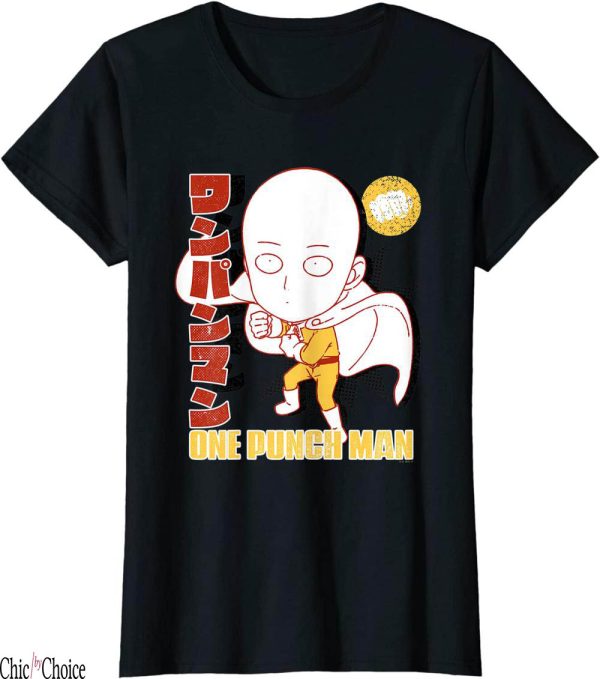One Punch Man T-Shirt Anime Saitama Power Comic Edit