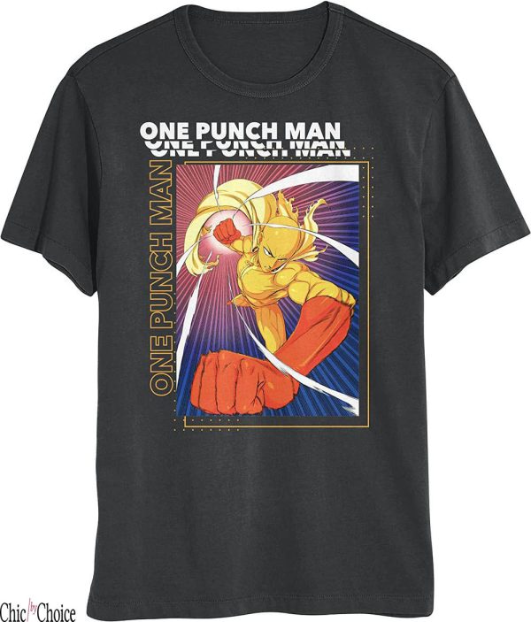 One Punch Man T-Shirt Anime Saitama Power Punch