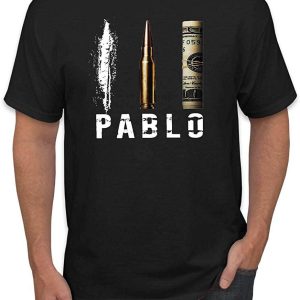 Pablo Escobar T-Shirt Bullet Cocaine Money Pablo Lord Drug