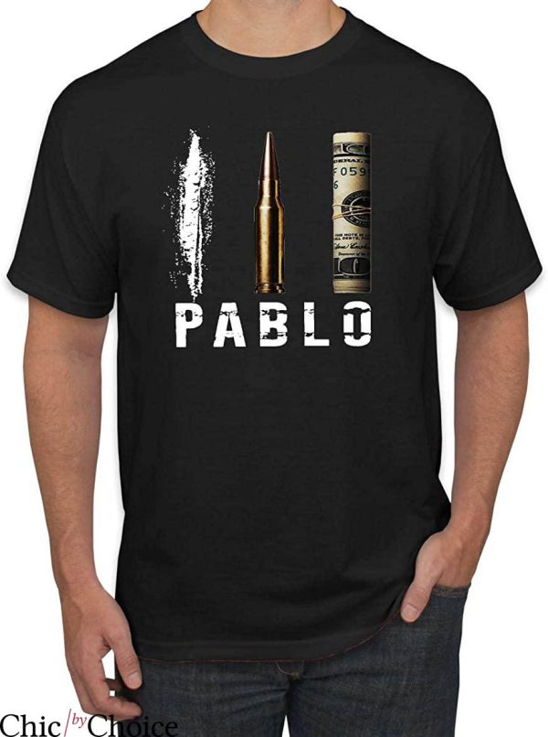 Pablo Escobar T-Shirt Bullet Cocaine Money Pablo Lord Drug
