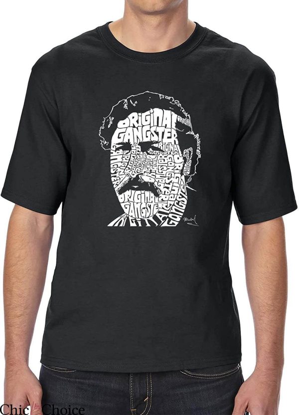 Pablo Escobar T-Shirt Word Art Pablo Escobar Cocaine Drug