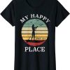 Paddle Board T-Shirt My Happy Place Water Sports Stand Up
