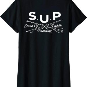 Paddle Board T-Shirt SUP Stand Up Boarding Tee Surfing