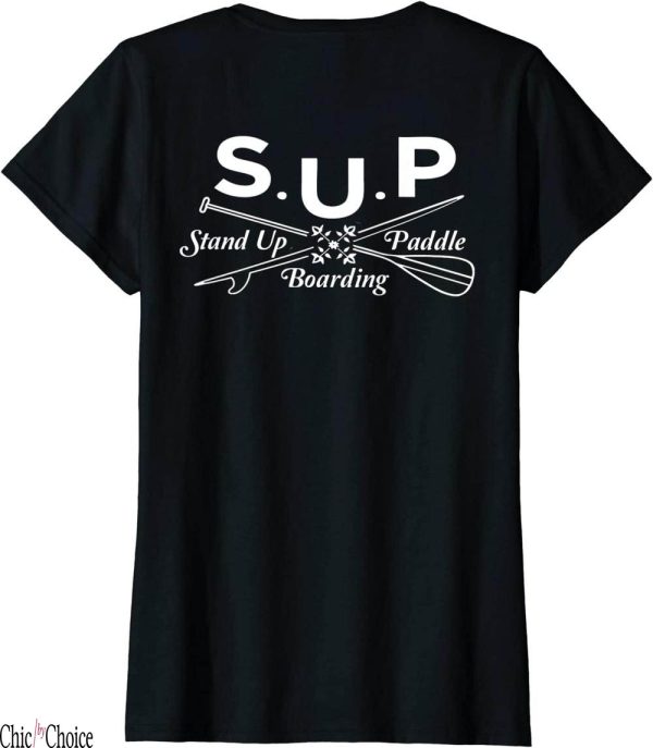 Paddle Board T-Shirt SUP Stand Up Boarding Tee Surfing