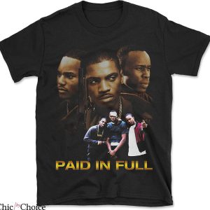 Paid In Full T-Shirt Harlem Movie Vintage Crime Retro