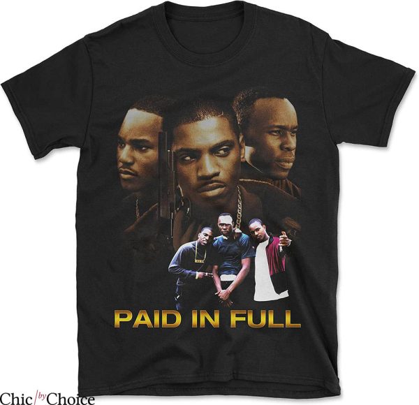 Paid In Full T-Shirt Harlem Movie Vintage Crime Retro