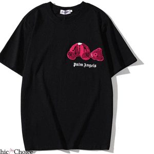 Palm Angels Teddy Bear T-Shirt Bear Hip Hop Vintage Tee