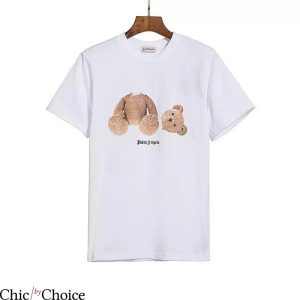 Palm Angels Teddy Bear T-Shirt Hip Hop Retro Bear Tee