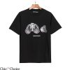 Palm Angels Teddy Bear T-Shirt Skeleton Bear Retro Logo