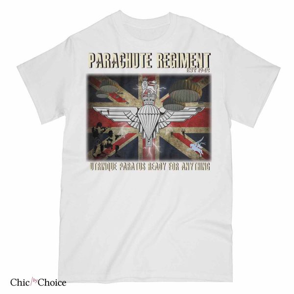 Parachute Regiment T Shirt Ready For Anything Shirt