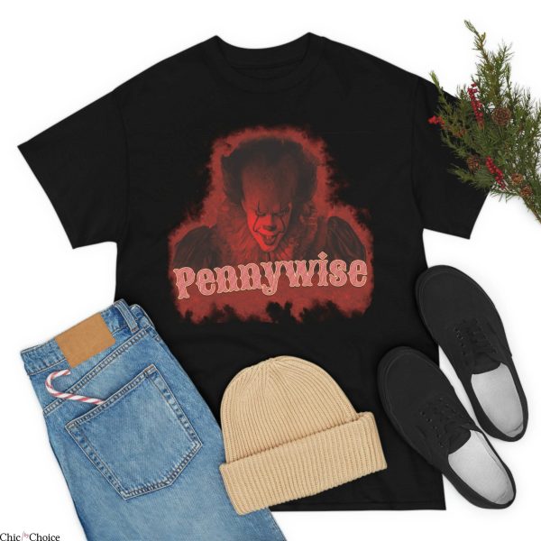 Pennywise T-Shirt Clown IT The Movie Horror Halloween Tee
