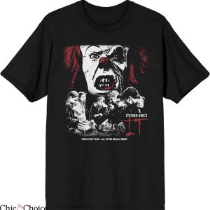 Pennywise T-Shirt IT 1990 Pennywise And Children Horror Tee