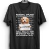 Personalised Dog T-Shirt I Will Follow You Wherever You Go