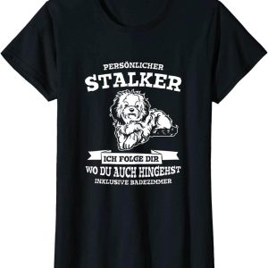 Personalised Dog T-Shirt Stalker Bolonka Zwetna Lover