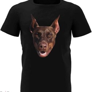 Personalised Dog T-Shirt Summer Printed Cute Dog & Cat Face