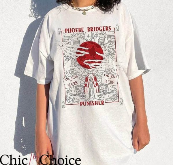 Phoebe Bridgers T-Shirt Phoebe Bridgers Vintage Punisher