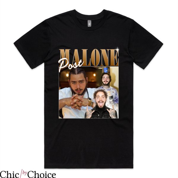 Post Malone T-Shirt Music Hip-Hop Rock Band Cool Tee