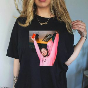 Post Malone T-Shirt Posty Cute Rapper Hip Hop Funny