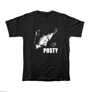 Post Malone T-Shirt Posty Face Signature Rap Hip Hop