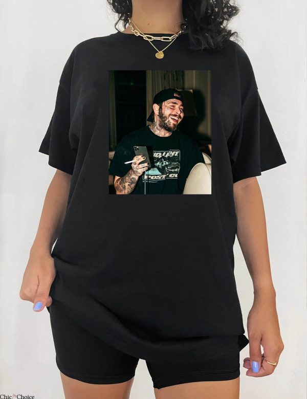 Post Malone T-Shirt Posty Funny Rapper Hip Hop Cool Tee