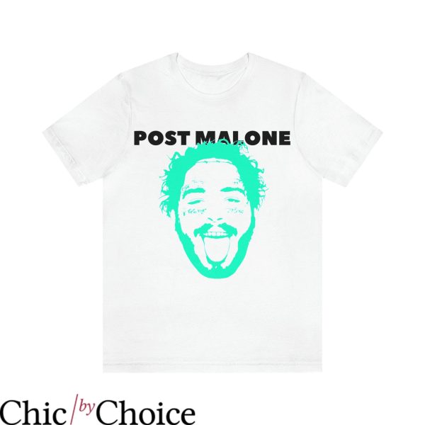 Post Malone T-Shirt Posty Green Hip Hop Music Vintage Tee