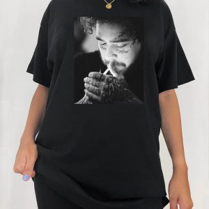 Post Malone T-Shirt Posty Smoking Cool Rapper Hip Hop