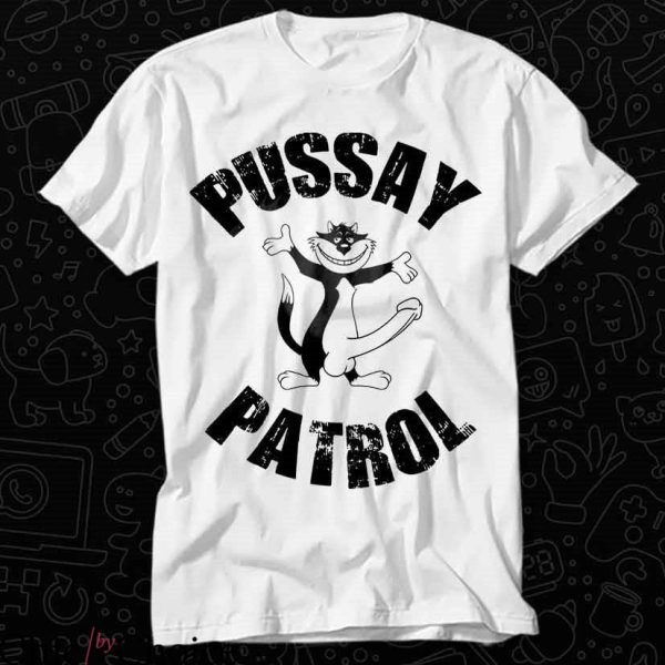 Pussay Patrol T-Shirt Bonor Donor Volunteer Stag Do Tee