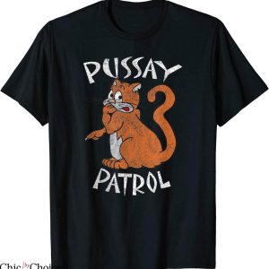 Pussay Patrol T-Shirt Distressed Look The Inbetweeners